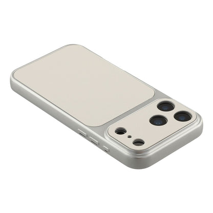 For iPhone 17 Pro Max Case Sheepskin Texture Leather Coated TPU Phone Cover with Precise Camera Cutouts