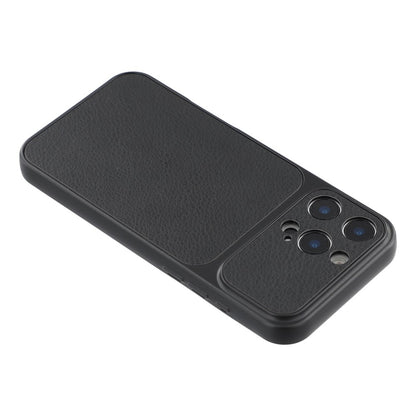 For iPhone 16 Pro Max Case Sheepskin Texture Leather Coated TPU Phone Cover with Precise Camera Cutouts
