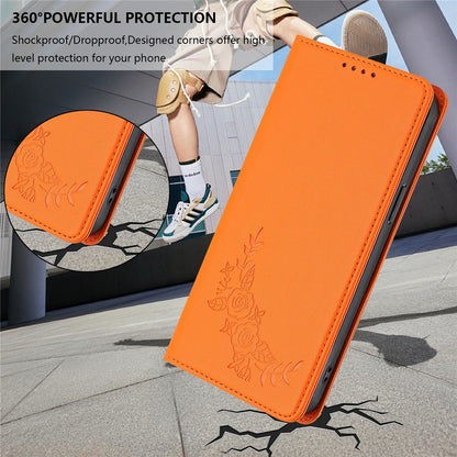 For iPhone 17 Pro Wallet Stand Case Peony Flower Pattern TPU PU Leather Flip Cover