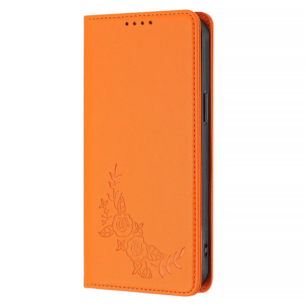 For iPhone 17 Pro Wallet Stand Case Peony Flower Pattern TPU PU Leather Flip Cover