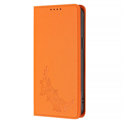 For iPhone 17 Pro Wallet Stand Case Peony Flower Pattern TPU PU Leather Flip Cover