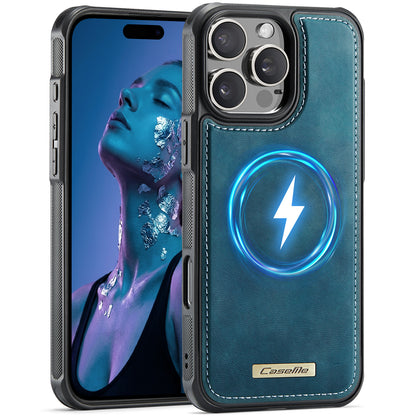 CaseMe For iPhone 16 Pro Max C69 Series Magnetic Case Leather Coated TPU Phone Cover
