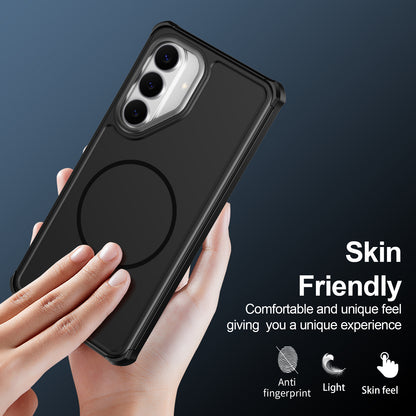 For Samsung Galaxy S26+ Magnetic Case Shockproof TPU PC Protective Cover