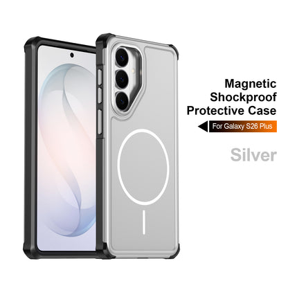 For Samsung Galaxy S26+ Magnetic Case Shockproof TPU PC Protective Cover