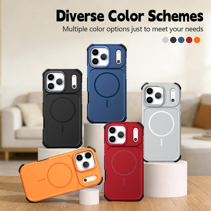 For iPhone 17 Pro Magnetic Case Shockproof TPU PC Protective Cover