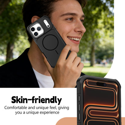 For iPhone 17 Pro Magnetic Case Shockproof TPU PC Protective Cover
