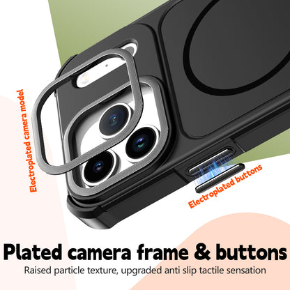 For iPhone 17 Pro Magnetic Case Shockproof TPU PC Protective Cover