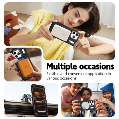 For iPhone 17 Pro Magnetic Case Shockproof TPU PC Protective Cover