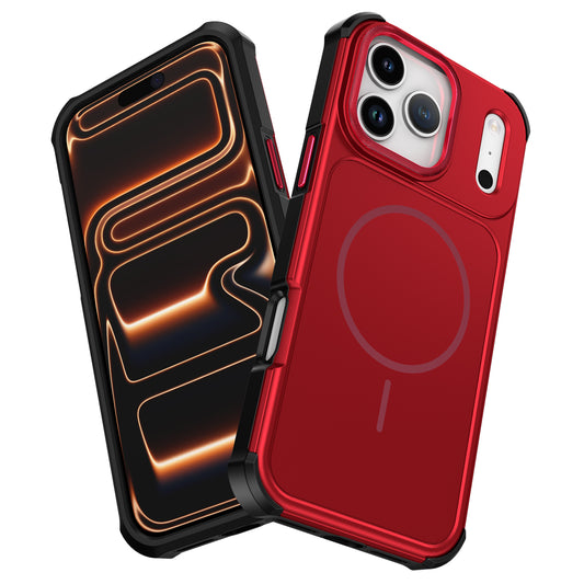 For iPhone 17 Pro Magnetic Case Shockproof TPU PC Protective Cover
