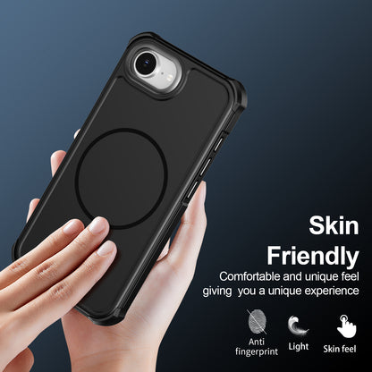 For iPhone 16e / iPhone 17e Magnetic Case Shockproof TPU PC Protective Cover