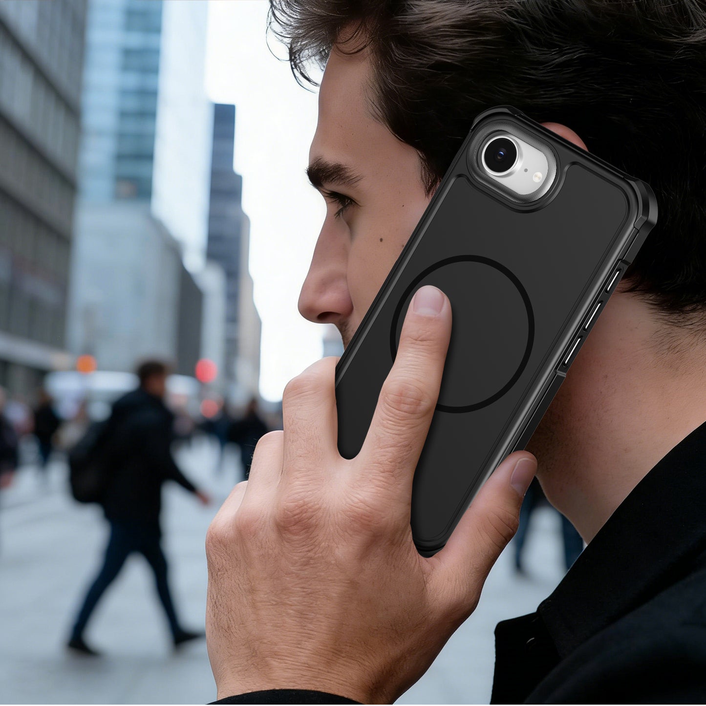 For iPhone 16e / iPhone 17e Magnetic Case Shockproof TPU PC Protective Cover