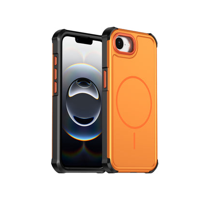 For iPhone 16e / iPhone 17e Magnetic Case Shockproof TPU PC Protective Cover