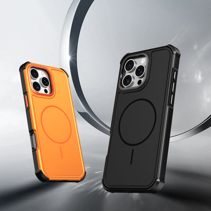 For iPhone 16 Pro Max Magnetic Case Shockproof TPU PC Protective Cover