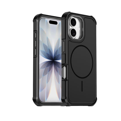 For iPhone 17 Magnetic Case Shockproof TPU PC Protective Cover