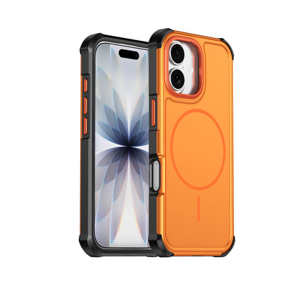 For iPhone 17 Magnetic Case Shockproof TPU PC Protective Cover