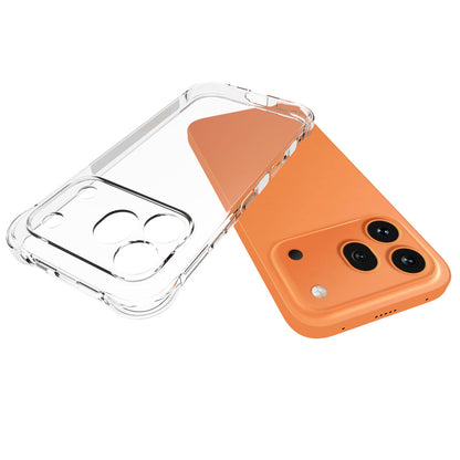 WANLONFENG For Honor 600 Pro 5G WL Series Case 2.0mm TPU Phone Cover with Tempered Glass Film