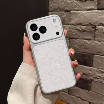 For iPhone 17 Pro Case PU Leather Texture Shockproof TPU Protective Phone Cover