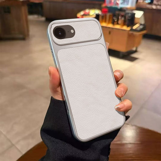 For iPhone 17e / 16e Case PU Leather Texture Shockproof TPU Protective Phone Cover