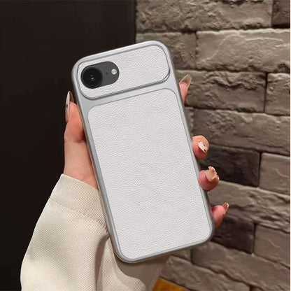 For iPhone 17e / 16e Case PU Leather Texture Shockproof TPU Protective Phone Cover