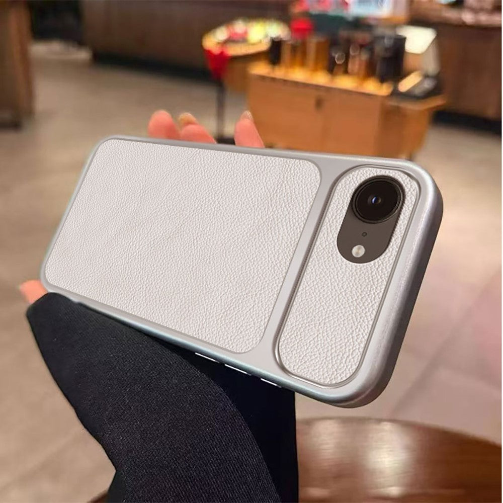 For iPhone 17e / 16e Case PU Leather Texture Shockproof TPU Protective Phone Cover