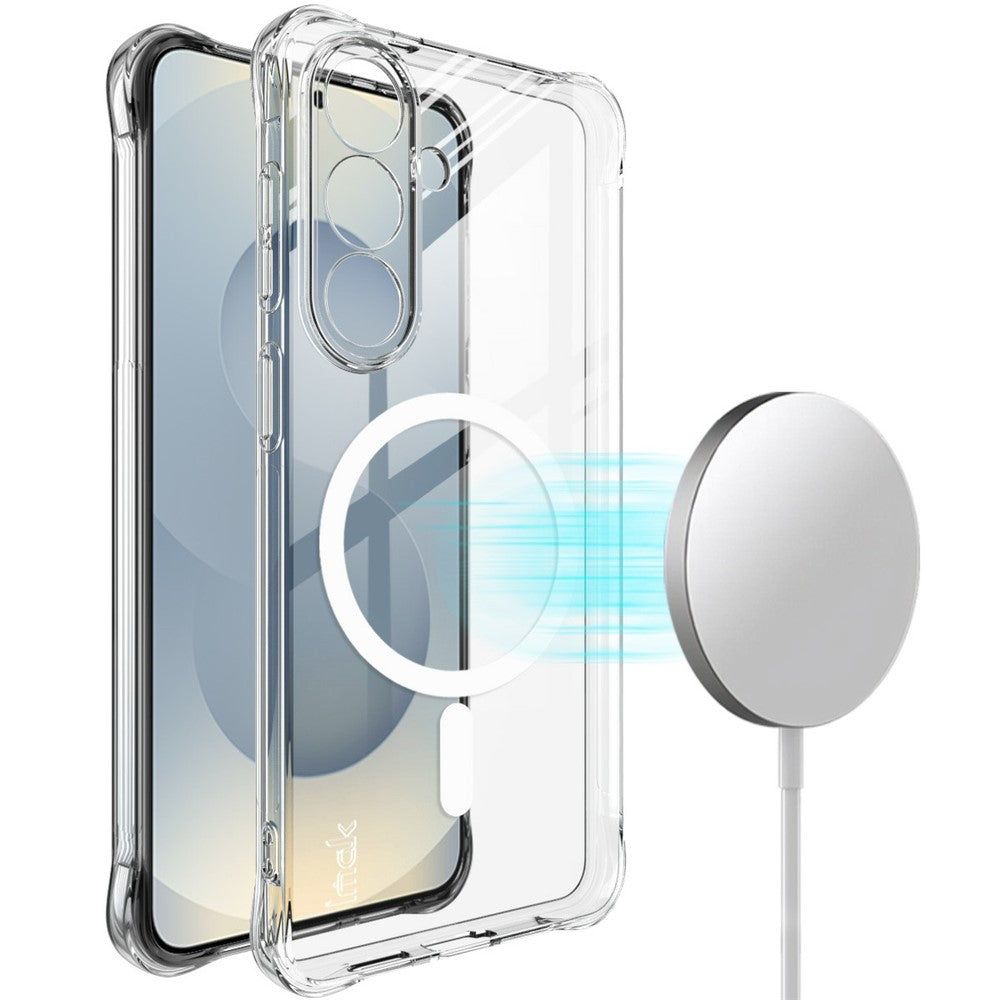 IMAK for Samsung Galaxy S26+ Magnetic Case Airbag Shockproof Protection TPU Phone Cover