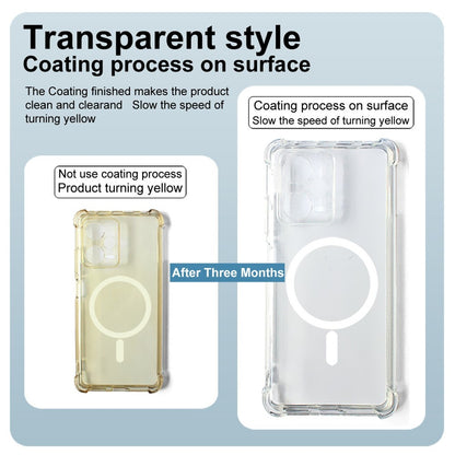 IMAK for Samsung Galaxy S26+ Magnetic Case Airbag Shockproof Protection TPU Phone Cover