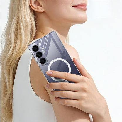 IMAK for Samsung Galaxy S26+ Magnetic Case Airbag Shockproof Protection TPU Phone Cover