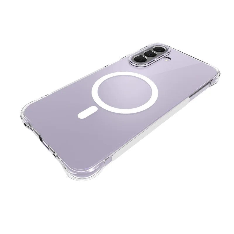 WANLONFENG for Samsung Galaxy S26+  TM1 Series 2.0mm Magnetic Case Clear TPU Phone Back Cover