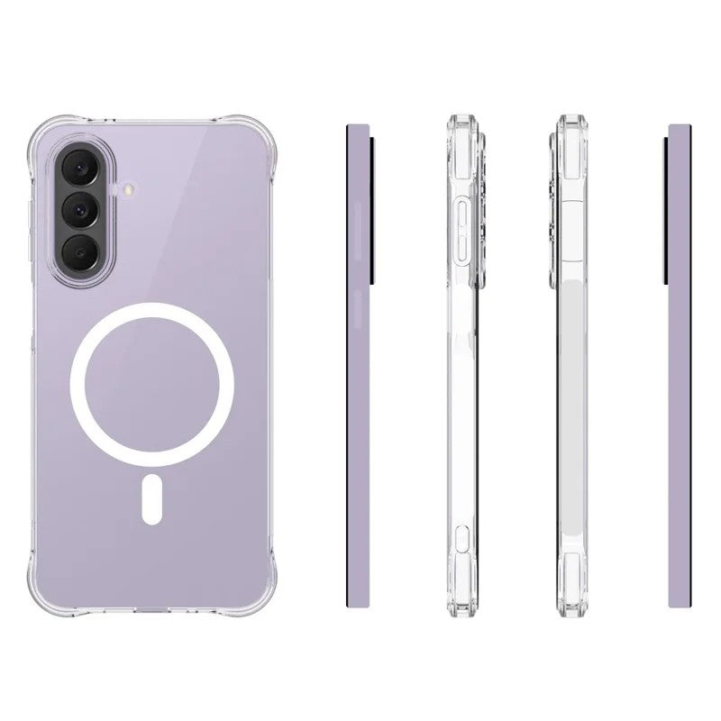 WANLONFENG for Samsung Galaxy S26+  TM1 Series 2.0mm Magnetic Case Clear TPU Phone Back Cover