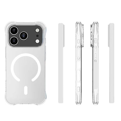 WANLONFENG for iPhone 17 Pro  TM1 Series 2.0mm Magnetic Case Clear TPU Phone Back Cover