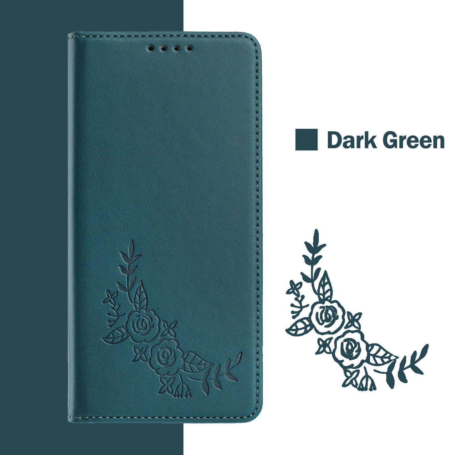 For iPhone 17 Pro Max Wallet Stand Case Peony Flower Pattern TPU PU Leather Flip Cover