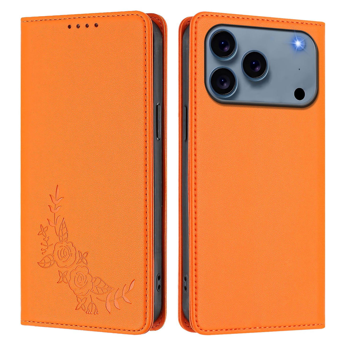 For iPhone 17 Pro Max Wallet Stand Case Peony Flower Pattern TPU PU Leather Flip Cover