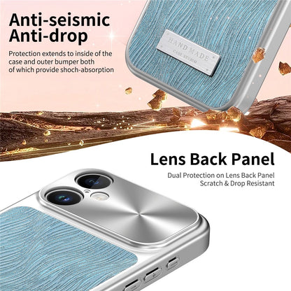 For iPhone 16 Magnetic Case Flowing Water Ripple TPU+PC Shockproof Phone Cover Compatible With Magsafe