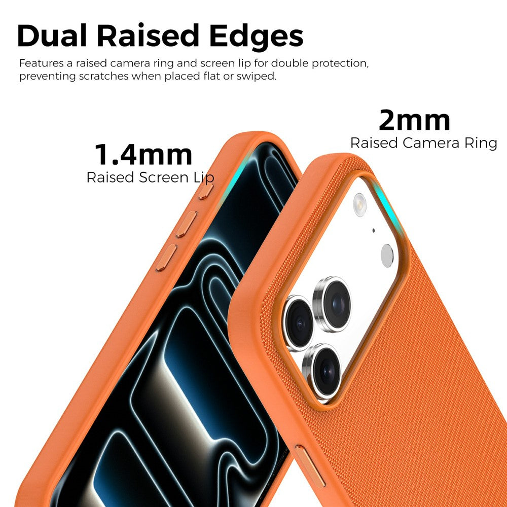 For iPhone 17 Pro Max Magnetic Case Compatible with MagSafe Tech Fabric TPU Shockproof Cover