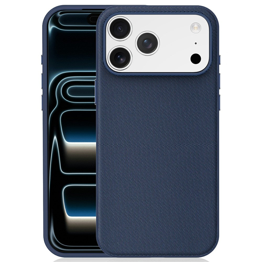 For iPhone 17 Pro Max Magnetic Case Compatible with MagSafe Tech Fabric TPU Shockproof Cover