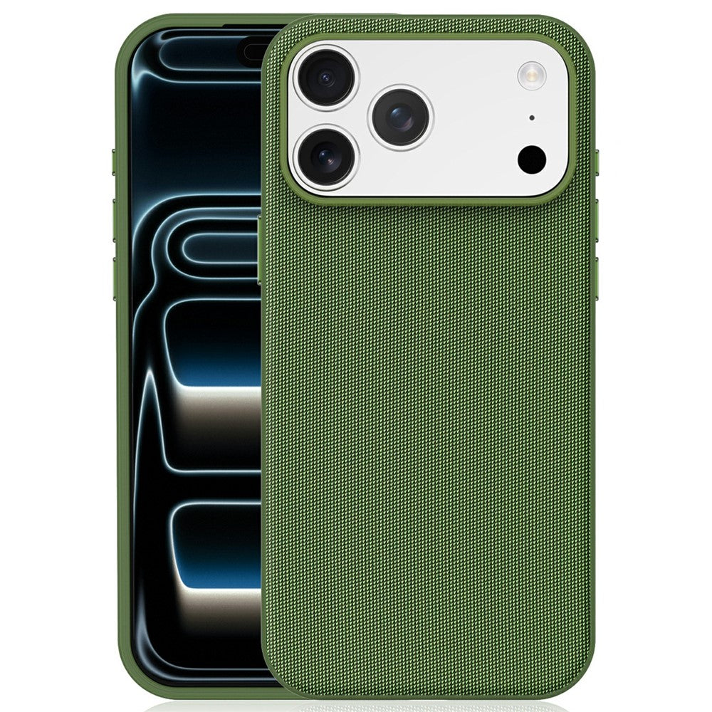 For iPhone 17 Pro Max Magnetic Case Compatible with MagSafe Tech Fabric TPU Shockproof Cover
