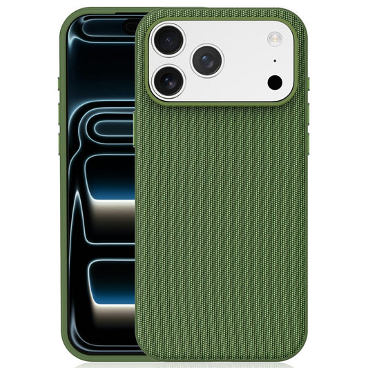 For iPhone 17 Pro Max Magnetic Case Compatible with MagSafe Tech Fabric TPU Shockproof Cover