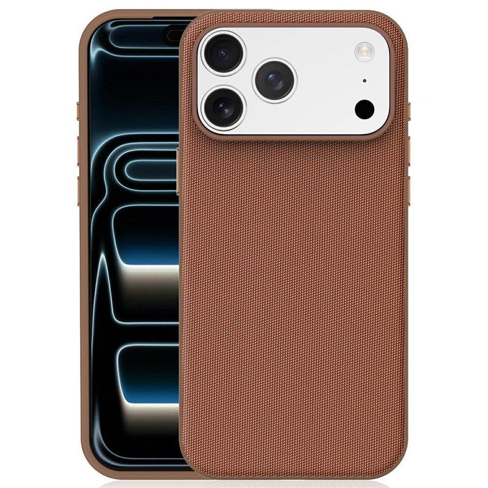 For iPhone 17 Pro Max Magnetic Case Compatible with MagSafe Tech Fabric TPU Shockproof Cover