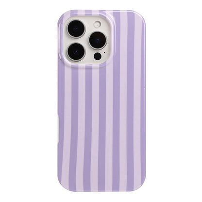 For iPhone 16 Pro Case IMD Stripe TPU Full Coverage Shockproof Phone Protective Cover