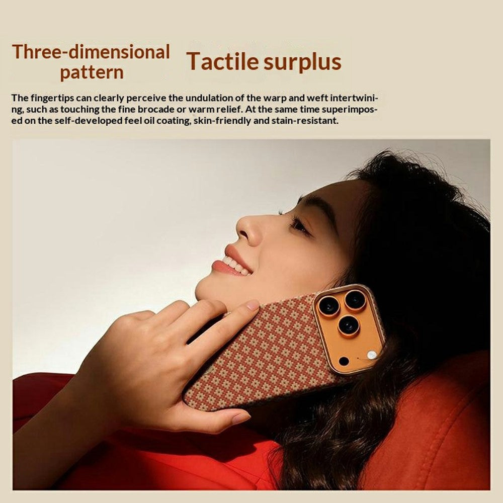 BENKS For iPhone 17 Pro Max Magnetic Case Aramid Fiber Phone Cover with Cultural Gold Emblem