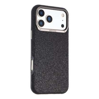 JAUCASE for iPhone 17 Pro Max Magnetic Case Glitter Caviar Craft Finish Shockproof TPU PC Cover