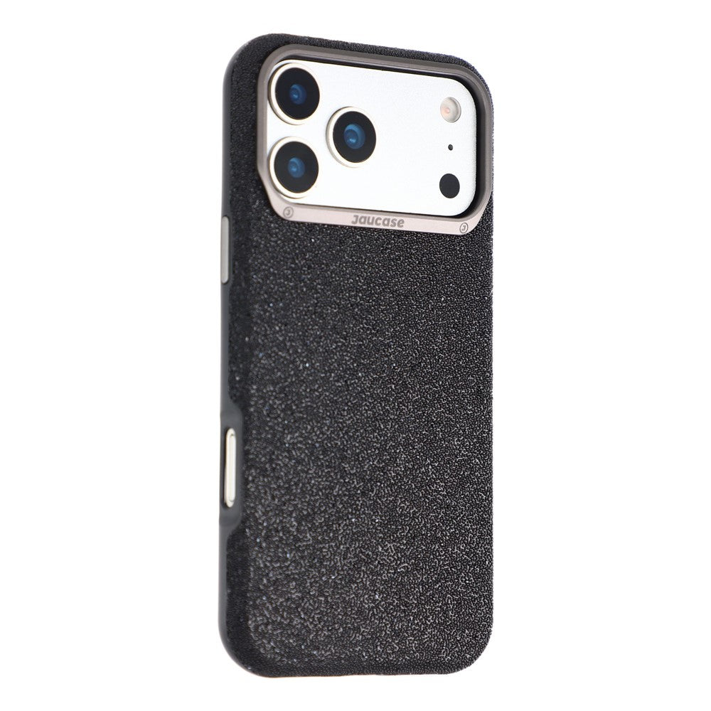 JAUCASE for iPhone 17 Pro Max Magnetic Case Glitter Caviar Craft Finish Shockproof TPU PC Cover