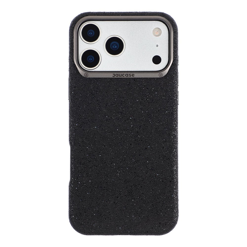 JAUCASE for iPhone 17 Pro Max Magnetic Case Glitter Caviar Craft Finish Shockproof TPU PC Cover