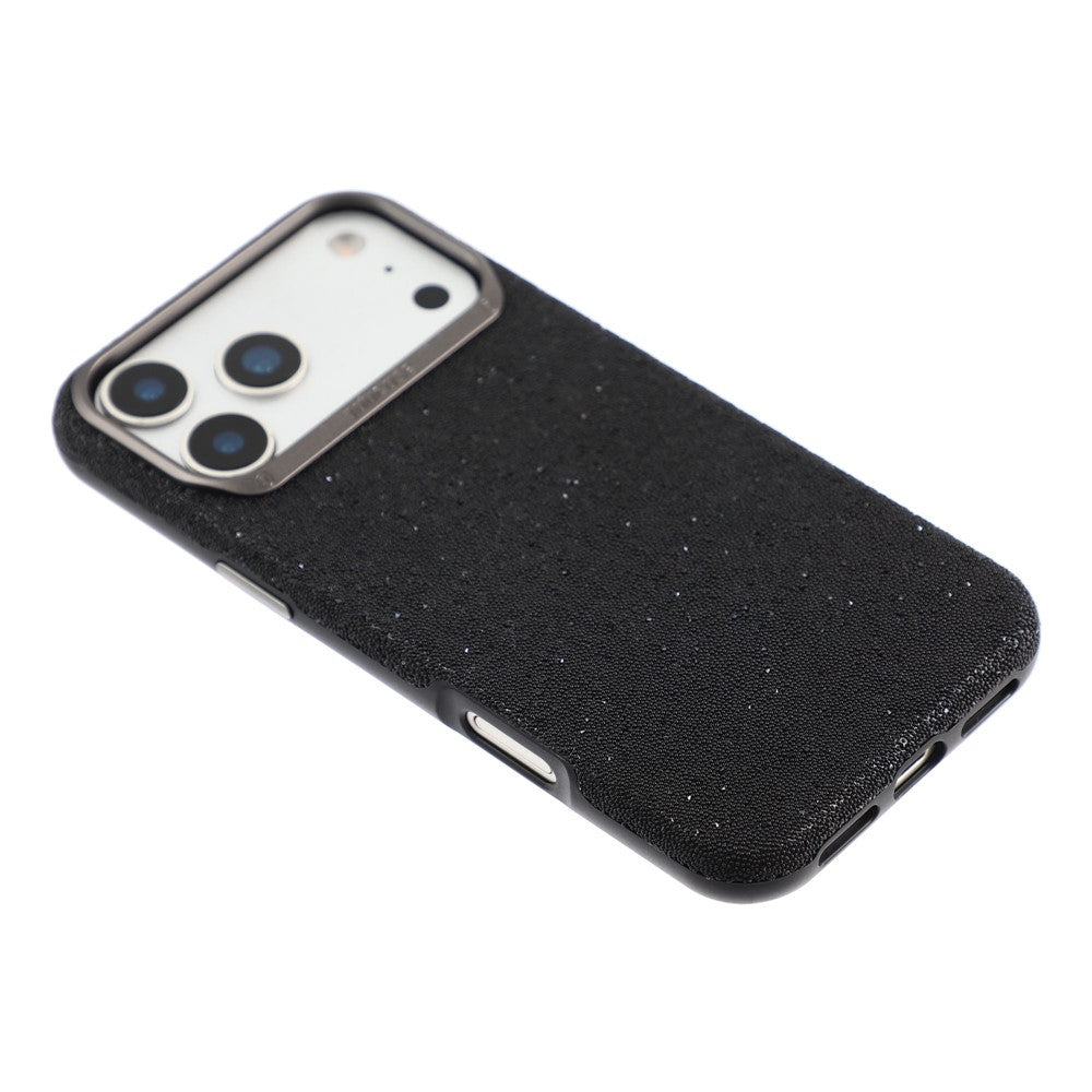 JAUCASE for iPhone 17 Pro Max Magnetic Case Glitter Caviar Craft Finish Shockproof TPU PC Cover