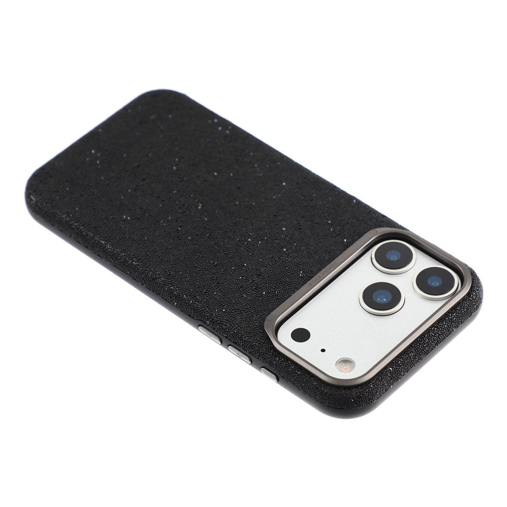 JAUCASE for iPhone 17 Pro Max Magnetic Case Glitter Caviar Craft Finish Shockproof TPU PC Cover