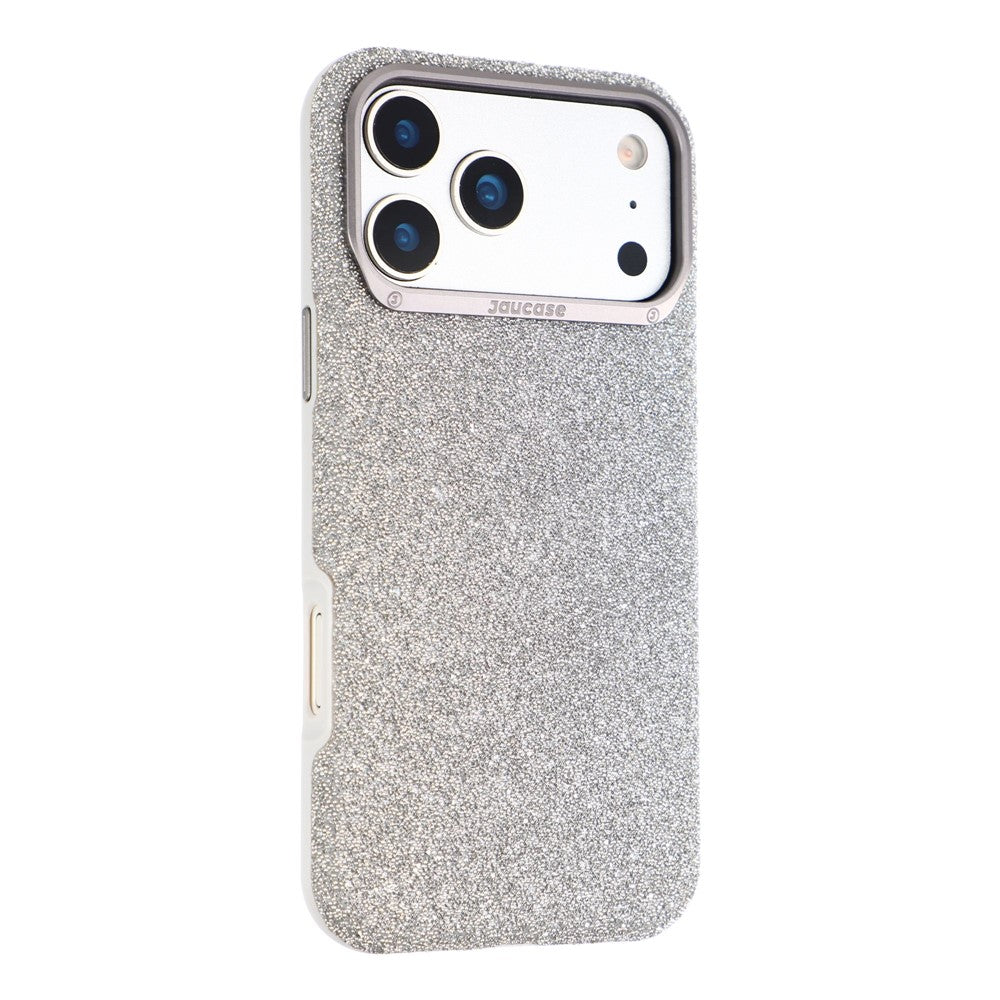 JAUCASE for iPhone 17 Pro Max Magnetic Case Glitter Caviar Craft Finish Shockproof TPU PC Cover