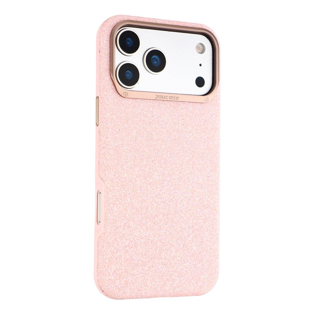 JAUCASE for iPhone 17 Pro Max Magnetic Case Glitter Caviar Craft Finish Shockproof TPU PC Cover