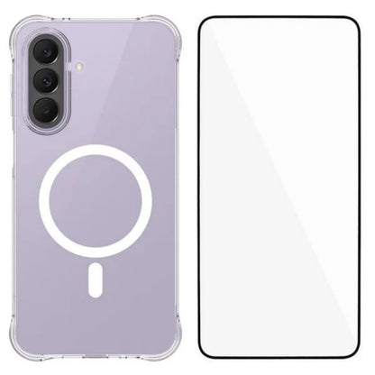 WANLONFENG for Samsung Galaxy S26+  WL2 Series 2.0mm Magnetic Case Clear TPU Phone Back Cover with Screen Films