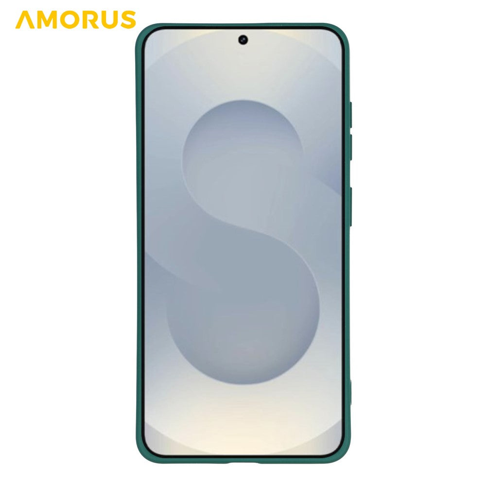 AMORUS For Samsung Galaxy S26+ Case Precise Cutouts TPU Fiber Lining Shockproof Phone Cover
