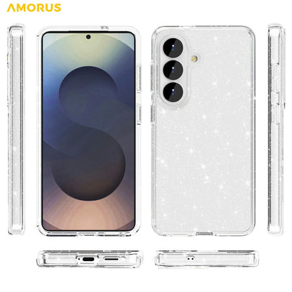 AMORUS For Samsung Galaxy S26+ Case Soft TPU Hard PC Back Shockproof Phone Cover